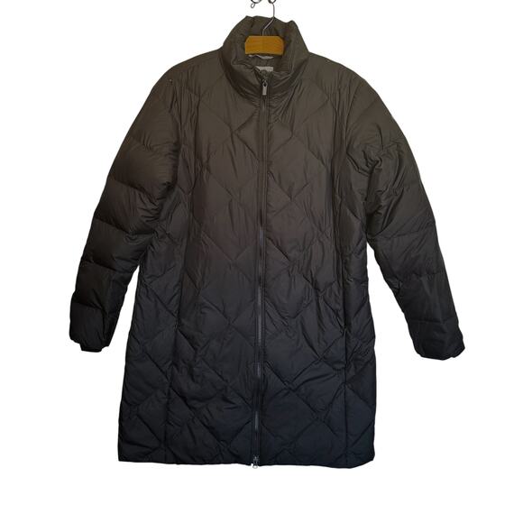 Columbia Women's Icy Heights II Mid Length Down Jacket Black Puffer Outdoor XL - Picture 1 of 13
